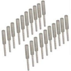 Fraise D'affûteuse De Tronçonneuse 20 Pièces Affûteuse De Tronçonneuse Tête De Meulage Tête De Meulage Fichier Rotatif FUIENKO