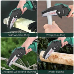 XICHAO Mini Tronçonneuse A Batterie, Petite Tronçonneuse Sans Fil électrique,Piles Tronçonneuse Portative à Une Main,Portable Scie Jardin Rechargeable,avec Valise Et Chargeur 9 XICHAO Mini Tronçonneuse A Batterie, Petite Tronçonneuse Sans Fil électrique,Piles Tronçonneuse Portative à Une Main,Portable Scie Jardin Rechargeable,avec Valise Et Chargeur -TronçOnneuse Et Accessoire Sales 55283792 3