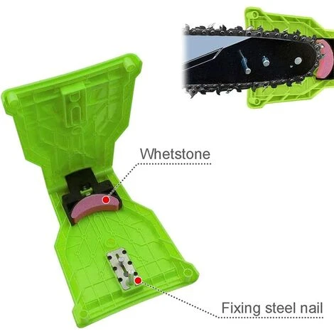 SUPERMARKET Affûteur De Tronçonneuse Avec 5 Pierres D'affûtage Affûteuse De Chaîne De Tronçonneuse Pour Guides De 14 à 20 Pouces Et Barre De Scie à Chaîne à 2 Trous,Superma,vert 6 SUPERMARKET Affûteur De Tronçonneuse Avec 5 Pierres D'affûtage Affûteuse De Chaîne De Tronçonneuse Pour Guides De 14 à 20 Pouces Et Barre De Scie à Chaîne à 2 Trous,Superma,vert – Image 4