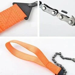 AIDUCHO Scie à Chaîne De Poche En Plein Air Outil De Jardin 33 Dent 24 Pouces Portables Camping Portable Survivant Fil De Scie à Glissière à La Main Outil De Camping Outil De Survie Scie à Glissière Manuelle En Acier Au Manganèse -TronçOnneuse Et Accessoire Sales 56758382 4