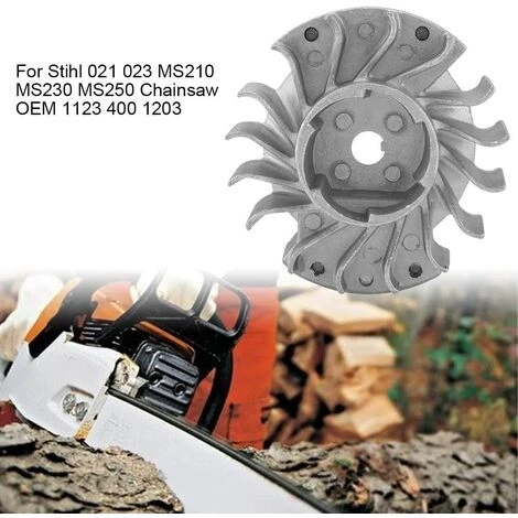 BARES Ajustement Du Volant Moteur Pour 021 023 MS210 MS230 MS250 OEM De Tronçonneuse 1123 400 1203 Sauveteur De Pièces Tronçonneuse Accessoires 4 BARES Ajustement Du Volant Moteur Pour 021 023 MS210 MS230 MS250 OEM De Tronçonneuse 1123 400 1203 Sauveteur De Pièces Tronçonneuse Accessoires – Image 2