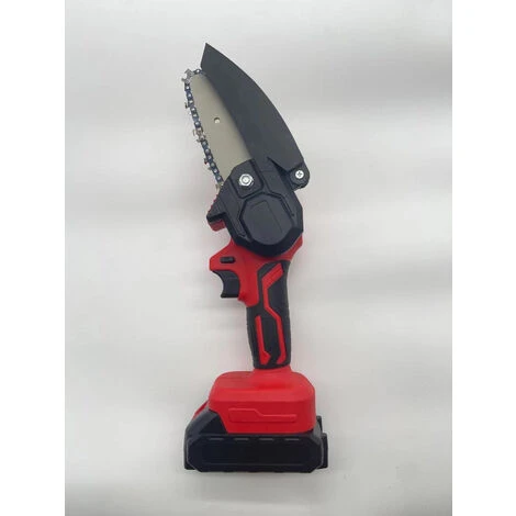 Cisea Mini Tronçonneuse à Batterie, Mini Tronçonneuse électrique Sans Fil De 4 "avec Chargeur Et 1 Batterie Pour La Coupe Du Bois Et L'élagage Des Branches 5 Cisea Mini Tronçonneuse à Batterie, Mini Tronçonneuse électrique Sans Fil De 4 "avec Chargeur Et 1 Batterie Pour La Coupe Du Bois Et L'élagage Des Branches – Image 3