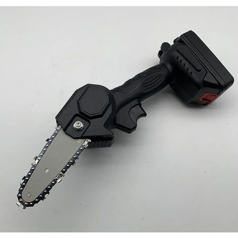 Cisea Mini Tronçonneuse à Batterie, Mini Tronçonneuse électrique Sans Fil De 4 "avec Chargeur Et 1 Batterie Pour La Coupe Du Bois Et L'élagage Des Branches 6 Cisea Mini Tronçonneuse à Batterie, Mini Tronçonneuse électrique Sans Fil De 4 "avec Chargeur Et 1 Batterie Pour La Coupe Du Bois Et L'élagage Des Branches – Image 4