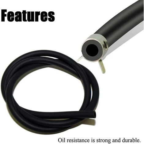 MACARON Kit Ligne De Carburant, Tuyau De Conduite De Carburant De Longueur 3M Diamètre Intérieur De 5mm Avec Filtre à Essence 4 Pièces 8 Mm Et Pinces De Tuyau 10 Pièces,LO-Ron 5 MACARON Kit Ligne De Carburant, Tuyau De Conduite De Carburant De Longueur 3M Diamètre Intérieur De 5mm Avec Filtre à Essence 4 Pièces 8 Mm Et Pinces De Tuyau 10 Pièces,LO-Ron – Image 3