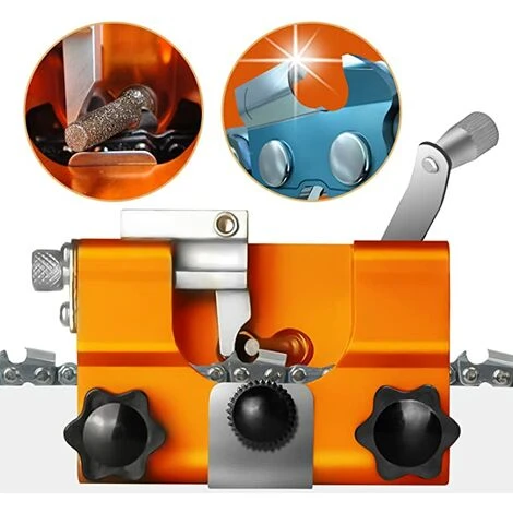 GUAZHUNIFR Affûteuse De Chaîne De Tronçonneuse, Outil DAffûtage Pour Tronçonneuse Bûcheron Et Jardinier 4 GUAZHUNIFR Affûteuse De Chaîne De Tronçonneuse, Outil DAffûtage Pour Tronçonneuse Bûcheron Et Jardinier – Image 2