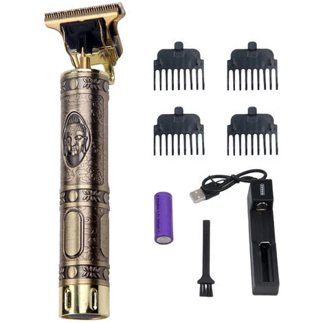 LIFCAUSAL Tondeuse à Cheveux électrique Rétro Rechargeable Coupe-cheveux Sans Fil à Usage Domestique Ensemble De Coupe De Cheveux Lavable Avec 4 Peignes De Positionnement, Type 1, Avec Batterie 3 LIFCAUSAL Tondeuse à Cheveux électrique Rétro Rechargeable Coupe-cheveux Sans Fil à Usage Domestique Ensemble De Coupe De Cheveux Lavable Avec 4 Peignes De Positionnement, Type 1, Avec Batterie