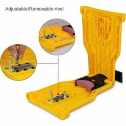 OUSUDELA Affuteuse De Chaine Pour Tronconneuse, Chaîne De Désherbeur, Avec 2 Pièces Pierre à Aiguiser Remplaçable -TronçOnneuse Et Accessoire Sales 58207654 3