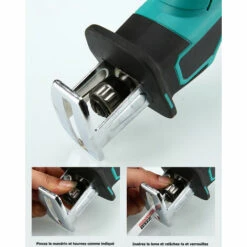 Cisea Scies à Chaîne Sans Fil De 4 Pouces Avec Batterie Rechargeable, Tronçonneuse, Mini Sécateurs électriques 24V, Tronçonneuse à Main Sans Balais -TronçOnneuse Et Accessoire Sales 58225804 4