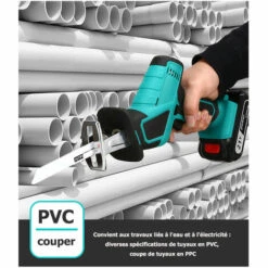 Cisea Scies à Chaîne Sans Fil De 4 Pouces Avec Batterie Rechargeable, Tronçonneuse, Mini Sécateurs électriques 24V, Tronçonneuse à Main Sans Balais -TronçOnneuse Et Accessoire Sales 58225804 5