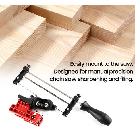 TANCYCO Guide De Classement Manuel Pour Affûter La Scie à Chaîne - Avec Lime Ronde De 3/16" Et Poignée En Plastique 6 TANCYCO Guide De Classement Manuel Pour Affûter La Scie à Chaîne - Avec Lime Ronde De 3/16" Et Poignée En Plastique – Image 4