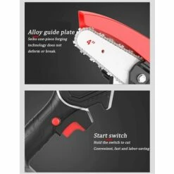 GRID COOL Mini Tronçonneuse Portative Sans Fil,scie à Chaîne électrique Rechargeable De 4 Poucessécateur Portatif à Une Main 9 GRID COOL Mini Tronçonneuse Portative Sans Fil,scie à Chaîne électrique Rechargeable De 4 Poucessécateur Portatif à Une Main -TronçOnneuse Et Accessoire Sales 58347173 3