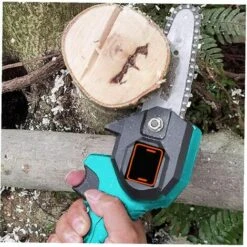 GRID COOL Scie à Chaîne électrique Portatif Sans Fil Chainsaw 24V Vitesse Réglable Avec Batterie Rechargeable Chargeur 33CM 10 GRID COOL Scie à Chaîne électrique Portatif Sans Fil Chainsaw 24V Vitesse Réglable Avec Batterie Rechargeable Chargeur 33CM -TronçOnneuse Et Accessoire Sales 58347204 4