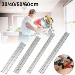 LANGRAY Rails En T Avec échelle Fixe En Alliage D'aluminium - Accessoires Pour Le Travail Du Bois Et Le Bricolage-50cm 9 LANGRAY Rails En T Avec échelle Fixe En Alliage D'aluminium - Accessoires Pour Le Travail Du Bois Et Le Bricolage-50cm -TronçOnneuse Et Accessoire Sales 58478386 3