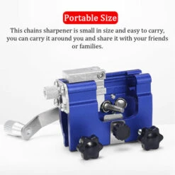 TANCYCO Outil De Meulage De Chaînes De Tronçonneuse En Alliage D'aluminium Portable Portable Ensemble D'outils D'affûtage De Chaînes Manuels Affûteur De Chaînes Manuel Multifonction (3 Têtes De Meulage) 9 TANCYCO Outil De Meulage De Chaînes De Tronçonneuse En Alliage D'aluminium Portable Portable Ensemble D'outils D'affûtage De Chaînes Manuels Affûteur De Chaînes Manuel Multifonction (3 Têtes De Meulage) -TronçOnneuse Et Accessoire Sales 58515455 3