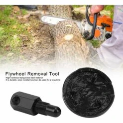 GALOZZOIT Outils De Retrait D'embrayage Arrêt De Piston Universel Embrayage De Retrait De Volant Moteur Arrêt Outils De Tronçonneuse Extenseur Outils De Démontage N-oir -TronçOnneuse Et Accessoire Sales 58883550 3