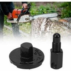 GALOZZOIT Outils De Retrait D'embrayage Arrêt De Piston Universel Embrayage De Retrait De Volant Moteur Arrêt Outils De Tronçonneuse Extenseur Outils De Démontage N-oir -TronçOnneuse Et Accessoire Sales 58883550 4