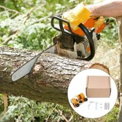 GALOZZOIT Affûteuse De Chaîne De Tronçonneuse, Aiguiseur De Chaîne De Tronçonneuse à Manivelle, Dispositif De Meulage Daffûteur, Outil DAffûtage Pour Tronçonneuse Bûcheron Et Jardinier -TronçOnneuse Et Accessoire Sales 58883581 5