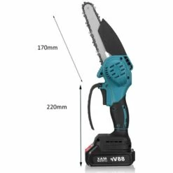 JMAX Tronçonneuse à Batterie 6 Pouces 88VF 2 Batterie Portable Scie Électrique Jardin Logging -TronçOnneuse Et Accessoire Sales 58997238 4
