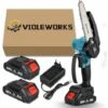 JMAX Tronçonneuse à Batterie Sans Fil De 6 Pouces Et 2*batteries 88VF Portable Scie Électrique Jardin Logging 2 JMAX Tronçonneuse à Batterie Sans Fil De 6 Pouces Et 2*batteries 88VF Portable Scie Électrique Jardin Logging -TronçOnneuse Et Accessoire Sales 59012590 1