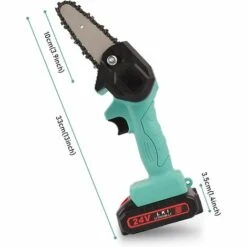 JOORRT 4 Pouces Mini Tronçonneuse Tronçonneuse Électrique Rechargeable De 24V Tronçonneuse à Batterie Portable Avec Chargeur Et Chaîne Mini Tronçonneuse Sans Fil Pour Tailler Le Jardinage 9 JOORRT 4 Pouces Mini Tronçonneuse Tronçonneuse Électrique Rechargeable De 24V Tronçonneuse à Batterie Portable Avec Chargeur Et Chaîne Mini Tronçonneuse Sans Fil Pour Tailler Le Jardinage -TronçOnneuse Et Accessoire Sales 59171142 3