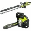 Pack RYOBI Taille-haies électrique 600W RHT6160RS - Tronçonneuse Thermique 1,8CV RCS3835T -TronçOnneuse Et Accessoire Sales 59257466 1