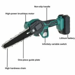 JMAX Tronçonneuse Sans Fil De 6 Pouces Et 2*batteries, Mini Tronconneuse à Batterie Rechargeable 9 JMAX Tronçonneuse Sans Fil De 6 Pouces Et 2*batteries, Mini Tronconneuse à Batterie Rechargeable -TronçOnneuse Et Accessoire Sales 59596701 3