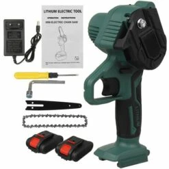 JMAX Tronçonneuse Sans Fil De 6 Pouces Et 2*batteries, Mini Tronconneuse à Batterie Rechargeable 11 JMAX Tronçonneuse Sans Fil De 6 Pouces Et 2*batteries, Mini Tronconneuse à Batterie Rechargeable -TronçOnneuse Et Accessoire Sales 59596701 5