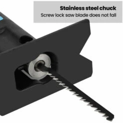 LIFCAUSAL Perceuse électrique Modifiée En Accessoire De Scies électriques Scies Alternatives électriques Perceuse à Scies Sauteuses Outil Utilitaire De Coupe Portable Pour Le Travail Du Bois Avec 3 Lames De Scie -TronçOnneuse Et Accessoire Sales 59662325 4