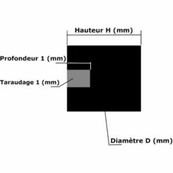 CYCLINGCOLORS 2x Silent Bloc Femelle Plein M8x4mm 30x25mm Anti Vibration Caoutchouc Bâteau Voiture Amortisseur Silencieux -TronçOnneuse Et Accessoire Sales 59668537 2
