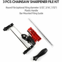 SUPERSELLER Guide De Classement Manuel Avec Lime Ronde De 5/32" Et Poignée En Plastique Pour Affûter La Scie à Chaîne - 4.0mm -TronçOnneuse Et Accessoire Sales 60063134 4