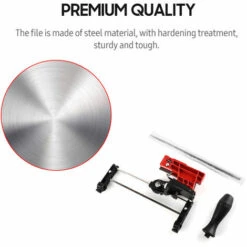 SUPERSELLER Guide De Classement Manuel Avec Lime Ronde De 5/32" Et Poignée En Plastique Pour Affûter La Scie à Chaîne - 4.0mm -TronçOnneuse Et Accessoire Sales 60063134 5