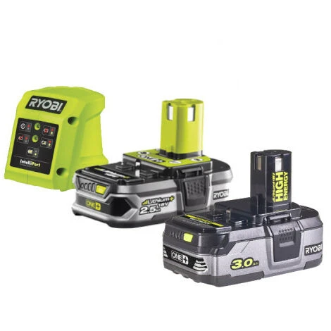Pack RYOBI Tronçonneuse 18V OnePlus RY18CS20A-125 - 1 Batterie 3.0Ah High Energy - 1 Batterie 2.5Ah - Chargeur 4 Pack RYOBI Tronçonneuse 18V OnePlus RY18CS20A-125 - 1 Batterie 3.0Ah High Energy - 1 Batterie 2.5Ah - Chargeur – Image 2