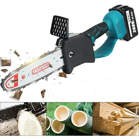 JMAX Tronçonneuse à Batterie Scie à Chaine Sans Fil électrique 1500W 288VF 22900mah Avec 2x Batterie 4 JMAX Tronçonneuse à Batterie Scie à Chaine Sans Fil électrique 1500W 288VF 22900mah Avec 2x Batterie – Image 2