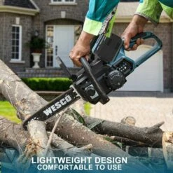 WESCOTOOLS 36V Tronçonneuse Sans Fil - 2 X 18V 4,0 Ah Batteries Et Chargeur - WESCO WS8303 8 WESCOTOOLS 36V Tronçonneuse Sans Fil - 2 X 18V 4,0 Ah Batteries Et Chargeur - WESCO WS8303 -TronçOnneuse Et Accessoire Sales 60357735 2