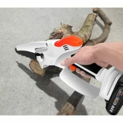 BENOBBY KIDS Mini Tronçonneuse à Batterie, Tronçonneuse électrique Sans Fil Portable Avec Batterie Pour Jardinage, élagage, Coupe De Bois (blanc) -TronçOnneuse Et Accessoire Sales 60417574 4