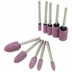 OUSUDELA Lot De 100 Meules à Aiguiser - Montées - Tête De Polissage Multifonction -TronçOnneuse Et Accessoire Sales 60440231 4