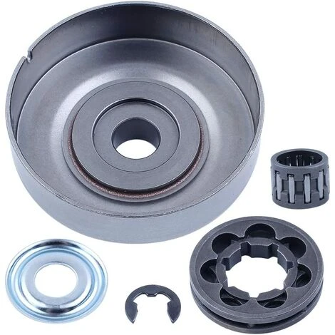 AOUGO Tambour D'embrayage P7Jante De Pignon Pour STIHL MS170 MS180 MS250 MS251 017 018 021 02 Tronçonneuse Remplacement Pièces Avec Roulement à Aiguilles Rondelle E-Clip 9512 933 2260 6 AOUGO Tambour D'embrayage P7Jante De Pignon Pour STIHL MS170 MS180 MS250 MS251 017 018 021 02 Tronçonneuse Remplacement Pièces Avec Roulement à Aiguilles Rondelle E-Clip 9512 933 2260 – Image 4