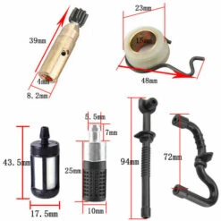 JOORRT Pompe à Huile Engrenage à Vis Sans Fin Filtre Pour Stihl MS180 MS170 018 017 Tronçonneuse Remplacement Pièces 11 JOORRT Pompe à Huile Engrenage à Vis Sans Fin Filtre Pour Stihl MS180 MS170 018 017 Tronçonneuse Remplacement Pièces -TronçOnneuse Et Accessoire Sales 60668082 5