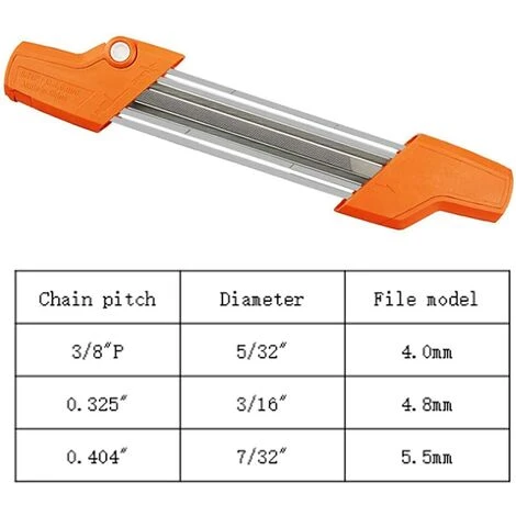 FLYME Aiguiseur De Chaîne De Tronçonneuse, Lame De Travail Du Bois, Outil De Meulage De Chaîne De Rechange Facile Pour Tronçonneuse De Tronçonneuse (4 Mm) 4 FLYME Aiguiseur De Chaîne De Tronçonneuse, Lame De Travail Du Bois, Outil De Meulage De Chaîne De Rechange Facile Pour Tronçonneuse De Tronçonneuse (4 Mm) – Image 2