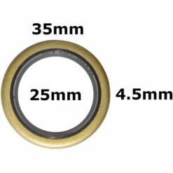 CYCLINGCOLORS 2x Joint SPI 25x35x4,5mm Référence Origine 294 606 Compatible Avec Briggs & Stratton 7cv 8cv -TronçOnneuse Et Accessoire Sales 61218206 2