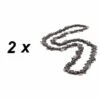 TIMBERPRO Lot De 2 Chaines 94 Maillons Pour Guide 24 Pouces (60 Cm) Tronçonneuse Thermique