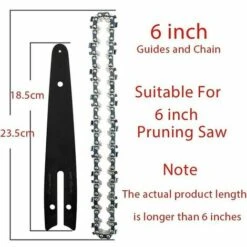 CLEGGFR Guide De Chaîne De 6 Pouces Mini Chaînes De Tronçonneuse Et Chaînes De Tronçonneuse Chaîne De Remplacement D'accessoires Pour Outils De Scie à Chaîne,LO-Ron -TronçOnneuse Et Accessoire Sales 63527663 3