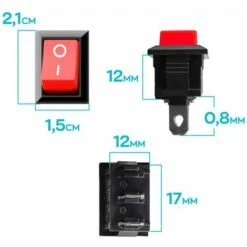 Boudech Jeu De 4 Interrupteurs Marche-arrêt Pour Tronçonneuses, Débroussailleuses Et Motobineuses Interrupteur D'allumage De Remplacement Compatible 9 Boudech Jeu De 4 Interrupteurs Marche-arrêt Pour Tronçonneuses, Débroussailleuses Et Motobineuses Interrupteur D'allumage De Remplacement Compatible -TronçOnneuse Et Accessoire Sales 63683147 4