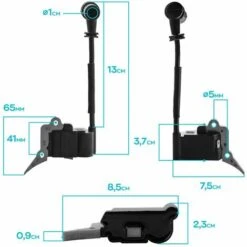 Boudech Bobine D'allumage De Tronçonneuse Bobine électrique Pour Moteurs 2 Temps 20/30 Cc Avec Câble De 13 Cm 9 Boudech Bobine D'allumage De Tronçonneuse Bobine électrique Pour Moteurs 2 Temps 20/30 Cc Avec Câble De 13 Cm -TronçOnneuse Et Accessoire Sales 63683280 4
