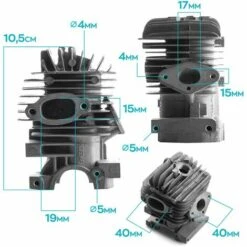 Boudech Ensemble Thermique Pour Tronçonneuse De 25 Cc - Cylindre + Piston + Segment De Piston De Remplacement Pour Moteurs 2 Temps De 25 Cc 11 Boudech Ensemble Thermique Pour Tronçonneuse De 25 Cc - Cylindre + Piston + Segment De Piston De Remplacement Pour Moteurs 2 Temps De 25 Cc -TronçOnneuse Et Accessoire Sales 63683430 5