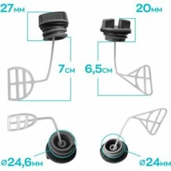 Boudech Kit Bouchon D'huile + Bouchon De Carburant Pour Tronçonneuses 25Cm 11 Boudech Kit Bouchon D'huile + Bouchon De Carburant Pour Tronçonneuses 25Cm -TronçOnneuse Et Accessoire Sales 63683502 5