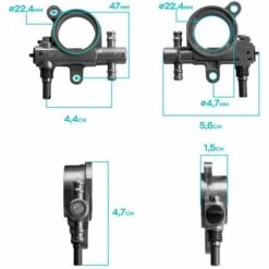 Boudech Pompe à Huile Pour Tronçonneuse 25Cc Compatible Remplacement De La Pompe à Huile Pour Tronçonneuse 25Cc -TronçOnneuse Et Accessoire Sales 63683613 5