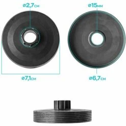 Boudech Kit D'embrayage Complet Pour Scie à Chaîne 52Cc/62Cc - Embrayage + Cloche D'embrayage Compatibles Embrayage De Remplacement + Tambour D'embrayage Pour Scies à Chaîne 52Cc/62Cc -TronçOnneuse Et Accessoire Sales 63683703 4