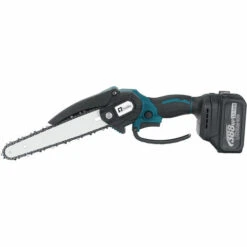 AUGIENB Scie à Chaine Tron?onneuse à Batterie à Batterie élagueuse Sans Fil Wolike 8" 18V 10000RPM Scie à Chaine Scie à Buche électrique 2 Batteries Bleu -TronçOnneuse Et Accessoire Sales 63728895 3