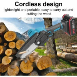 LIFCAUSAL Scies D'élagage électriques Portables 21 V 4 Pouces Petit Moteur De Brosse De Tronçonneuse à Fendre Le Bois Outil De Travail Du Bois à Une Main Pour Jardin Verger (bleu 1 Batterie) 9 LIFCAUSAL Scies D'élagage électriques Portables 21 V 4 Pouces Petit Moteur De Brosse De Tronçonneuse à Fendre Le Bois Outil De Travail Du Bois à Une Main Pour Jardin Verger (bleu 1 Batterie) -TronçOnneuse Et Accessoire Sales 63745962 3